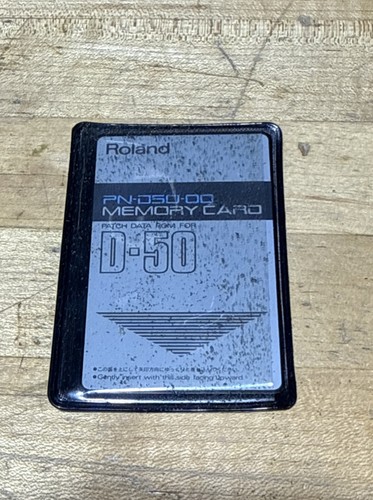 Roland memory card - d-50,
