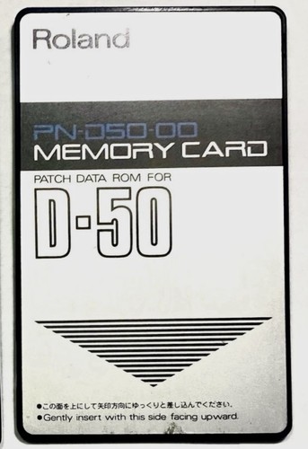 Roland memory card - roland,